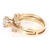 Image 4 : 14K YELLOW GOLD DIAMOND LADIES BRIDAL SET