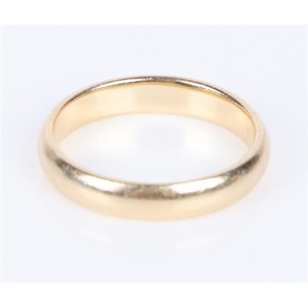 14K YELLOW GOLD WEDDING BAND 4.6 GRAMS 9.75 US