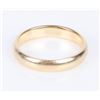 Image 1 : 14K YELLOW GOLD WEDDING BAND 4.6 GRAMS 9.75 US