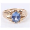 Image 1 : ~2.0CT SAPPHIRE 10K GOLD MEN'S RING