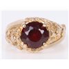 Image 1 : 11.8 GRAM 10K GOLD MEN'S RING W/ 4CT GEMSTONE