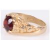 Image 2 : 11.8 GRAM 10K GOLD MEN'S RING W/ 4CT GEMSTONE