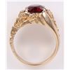 Image 4 : 11.8 GRAM 10K GOLD MEN'S RING W/ 4CT GEMSTONE
