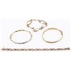 Image 1 : STERLING SILVER GOLD-TONED LADIES BRACELETS