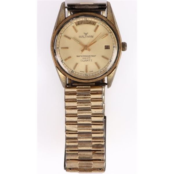 VINTAGE WALTHAM 377SR MEN'S WATCH QUARTZ MOVEMENT