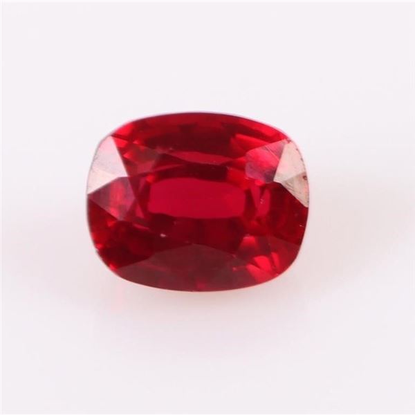 11.80CT CUSHION CUT RED RUBY LOOSE GEMSTONE
