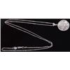 Image 3 : 2.50CTW DIAMOND 10K WHITE GOLD LADIES NECKLACE