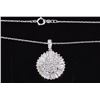 Image 4 : 3.0CTW VS2-SI1 DIAMOND 14K WHITE GOLD NECKLACE