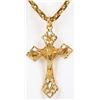 Image 1 : 22K YELLOW GOLD SOLID RELIGIOUS NECKLACE