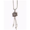 Image 1 : STERLING SILVER BRIGHTON LADIES FLORAL NECKLACE