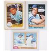 Image 4 : GEORGE BRETT ASSORTED BASEBALL CARDS 1976-1983-(9)