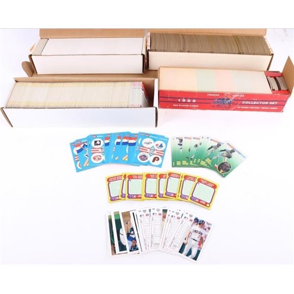 COMPLETE SETS OF BASEBALL CARDS 1988 - 1991
