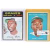 Image 2 : ASSORTED HANK AARON TOPPS BASEBALL CARDS - (4)