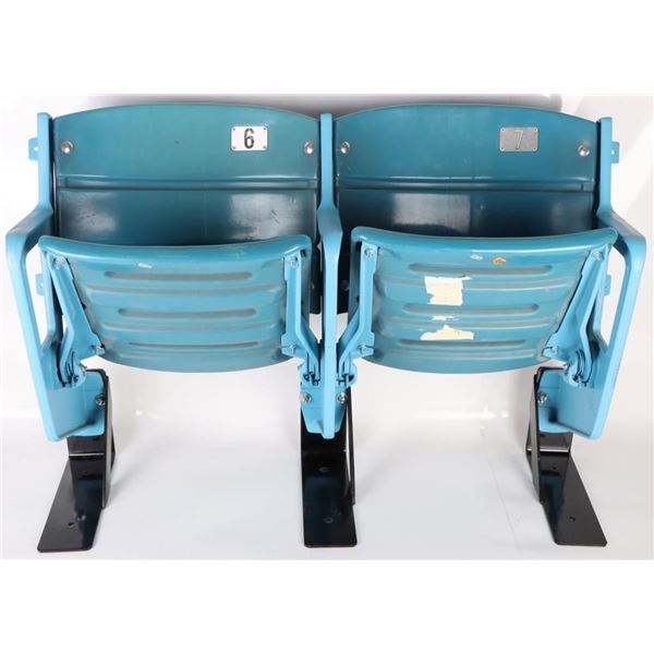 ORIGINAL NY YANKEE STADIUM SEATS - DUO- #6 & #7