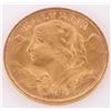 1935 90% GOLD COIN 20 FRANCS SWISS HELVETIA