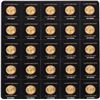 .999 FINE GOLD CANADIAN MINT 1.0G MAPLE COINS X 25
