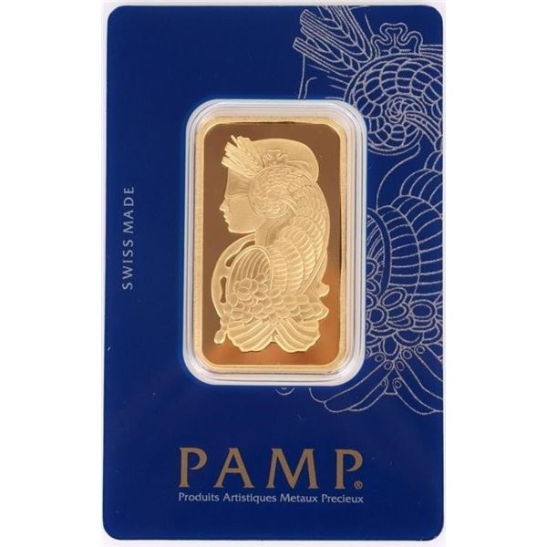 .9999 FINE GOLD PAMP 1OZ SUISSE SEALED BAR