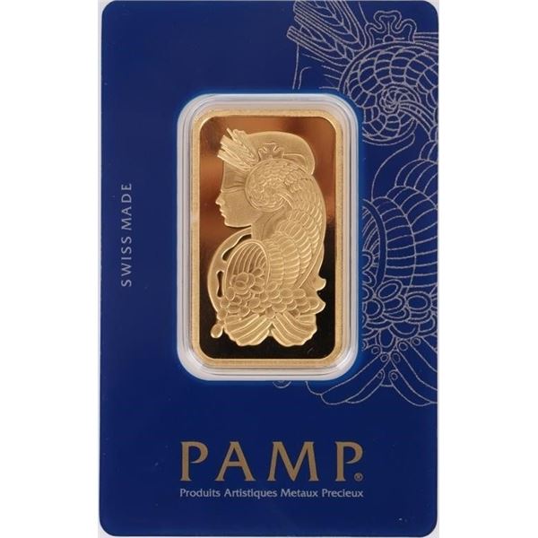 .9999 FINE GOLD PAMP 1OZ SUISSE SEALED BAR