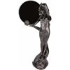 Image 1 : BRONZE CERAMIC LADY STATUE HOLDING MIRROR
