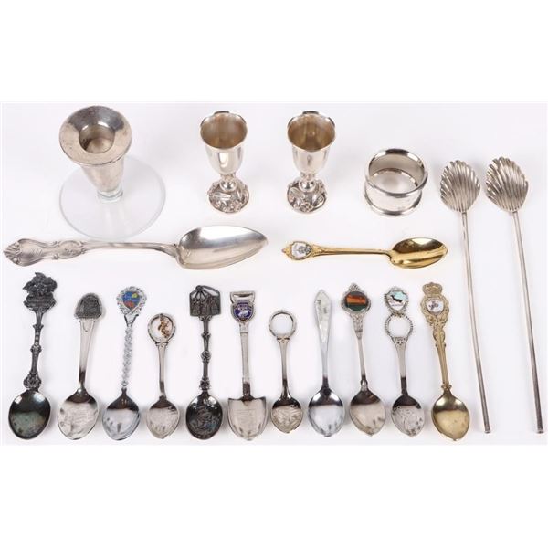 COLLECTIBLE SOUVENIR TEASPOONS & KITCHENWARE