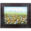 Image 1 : A. FOLZ ORIGINAL ACRYLIC FLOWERS IMPASTO PAINTING