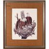 Image 1 : BOB CONNELL FRAMED BALD EAGLE NEST PRINT