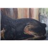 Image 3 : AFTER EDM. H. OSTHAUS ORIGINAL OIL DOG PAINTING