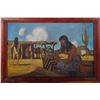 Image 1 : J. WIELAND 1943 ORIGNAL NATIVE AMERICAN PAINTING