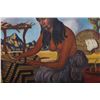 Image 3 : J. WIELAND 1943 ORIGNAL NATIVE AMERICAN PAINTING