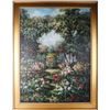 Image 1 : RENOIR ORIGINAL OIL "MAGIC GARDEN" AFTER