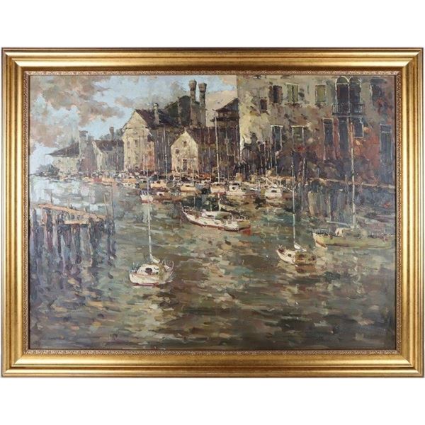 SIGNED PIET MONDRIAN ORIGINAL OIL PAINTING - AFTER