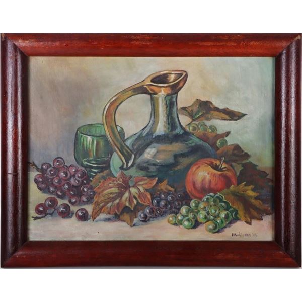 R. KUHLMANN STILL LIFE ACRYLIC ORIGINAL PAINTING