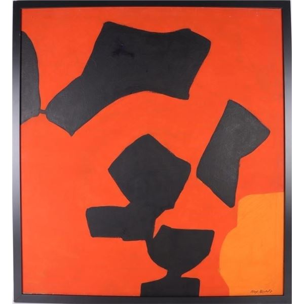 SERGE POLIAKOFF SIGNED  ACRYLIC PAINTING - AFTER