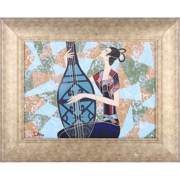 TING SHAO KUANG ORIGINAL ACRYLIC PAINTING AFTER