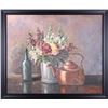 Image 1 : UNKNOWN ORIGINAL OIL ON CANVAS STILL LIFE