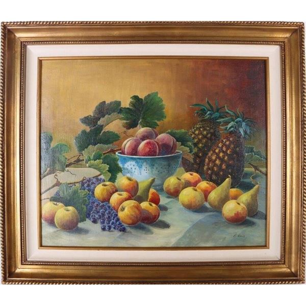 ORIGINAL SIGNED STILL LIFE OIL PAINTING