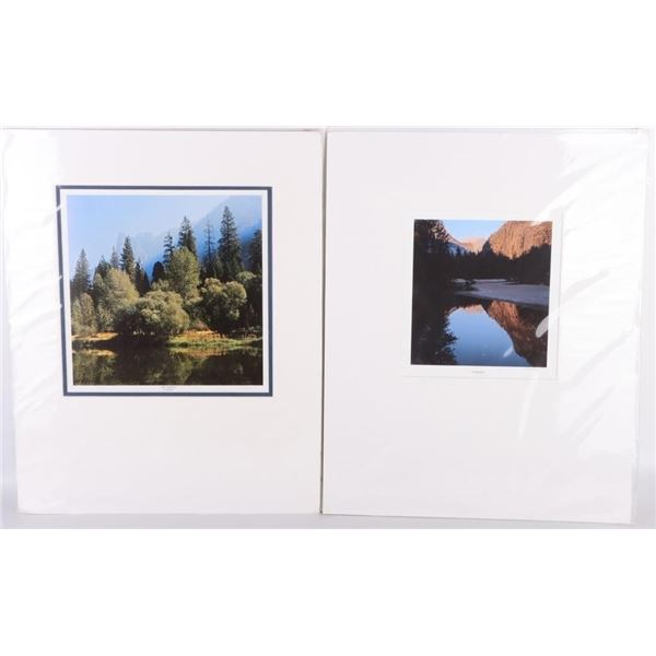 HAND-SIGNED PHOTOGRAPH PRINTS OF YOSEMITE - (2)