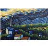 Image 4 : VAN GOGH "STARRY NIGHT" ORIGINAL OIL AFTER