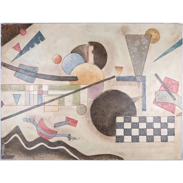 WASSILY KANDINSKY PLASTER PAINTING THE MANNER OF