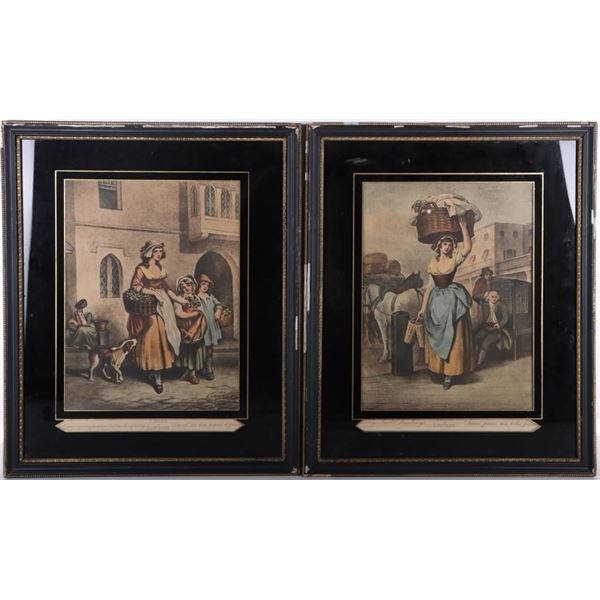 F. WHEATLEY R.A. "CRIES OF LONDON" PRINTS (2)