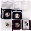 Image 1 : AMERICAN COLLECTIBLE SILVER COINS - LOT OF 4