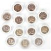 Image 1 : 1964 KENNEDY HALF DOLLARS - 90% SILVER - LOT OF 13