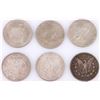 Image 2 : 90% SILVER MORGAN & PEACE DOLLARS - LOT OF 6