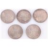 Image 1 : 90% SILVER MORGAN SILVER DOLLARS - LOT OF 5