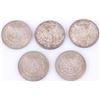 Image 2 : 90% SILVER MORGAN SILVER DOLLARS - LOT OF 5