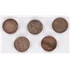 Image 1 : ASSORTED 0.9 SILVER LIBERTY PEACE DOLLARS - (5)