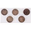 Image 1 : ASSORTED 0.9 SILVER LIBERTY PEACE DOLLARS - (5)