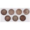 Image 1 : ASSORTED 0.9 SILVER U.S. MORGAN DOLLARS - (7)