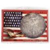 Image 2 : RAINBOW TONED AMERICAN SILVER EAGLE BULLION - (5)