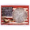 Image 4 : RAINBOW TONED AMERICAN SILVER EAGLE BULLION - (5)